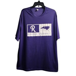 Rockies‎ Baseball Purple Performance Athletic Sport T-Shirt XL